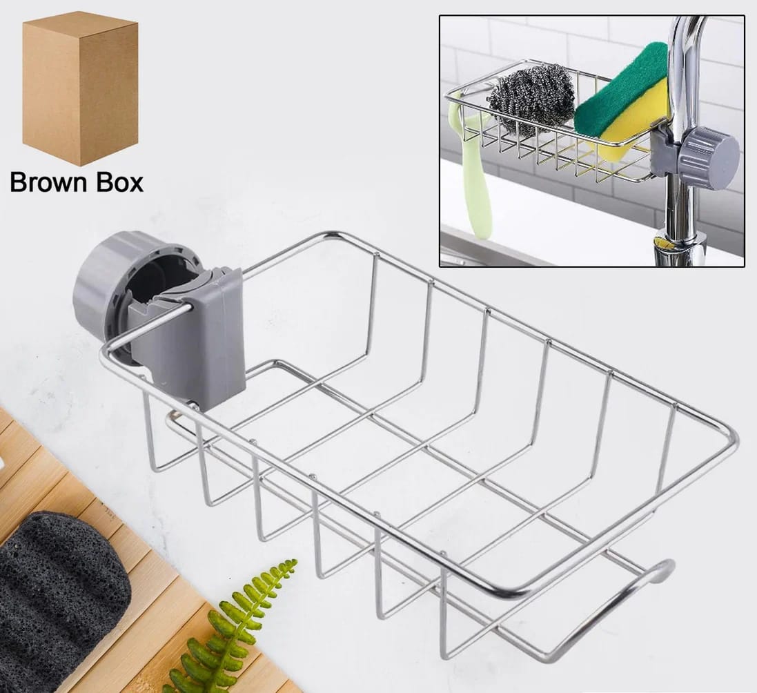 Stainless Steel Kitchen Faucet Sponge Holder