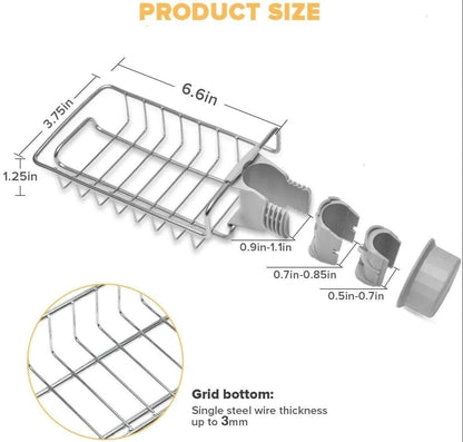 Stainless Steel Kitchen Faucet Sponge Holder